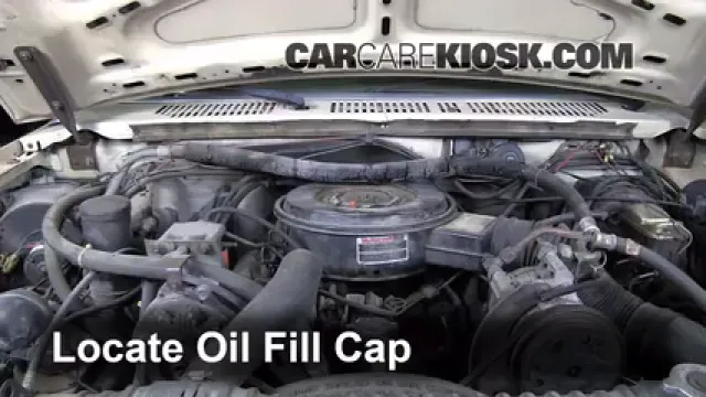1984 Ford F-250 6.9L V8 Diesel Standard Cab Pickup Oil Add Oil